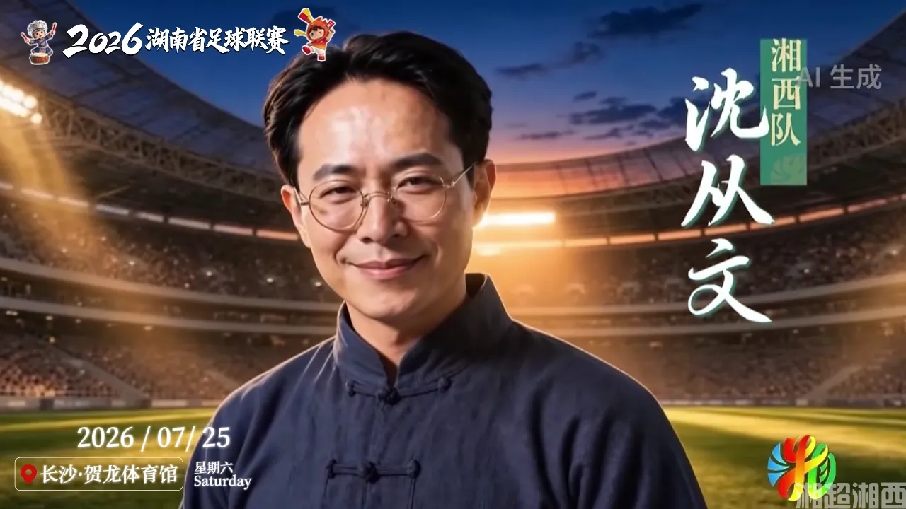 2026湘超开幕式湘西队亮相贺龙体育馆
