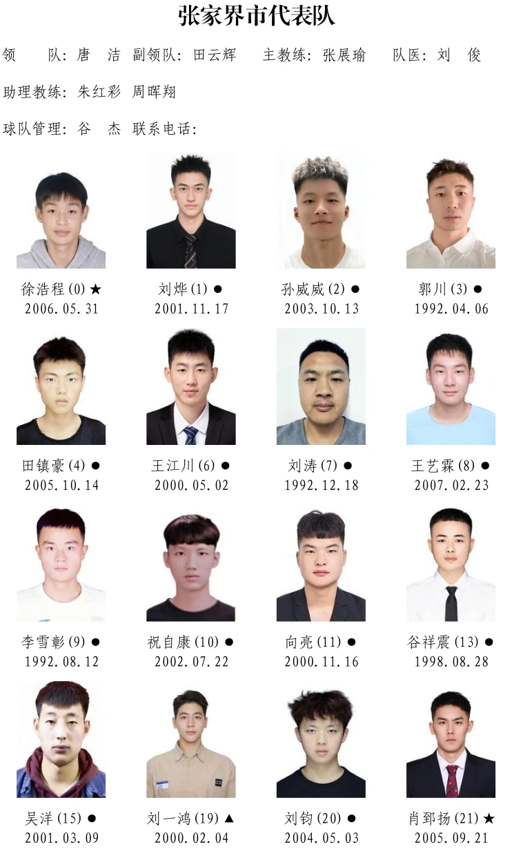 2026湖南省城市篮球联赛参赛运动员名单！(图15)